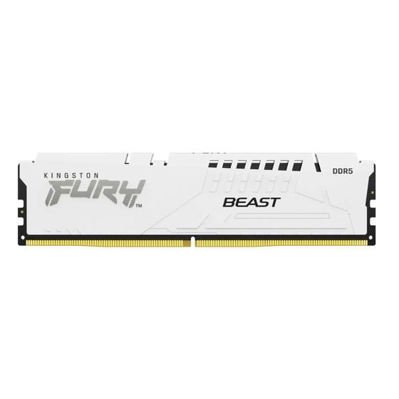 Módulo de memória RAM Kingston FURY Beast DDR5 branco