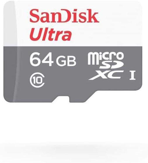 Imagem de Memória 64 Gb MicroSD Ultra Classe 10 A1 100 MB/s Sandisk