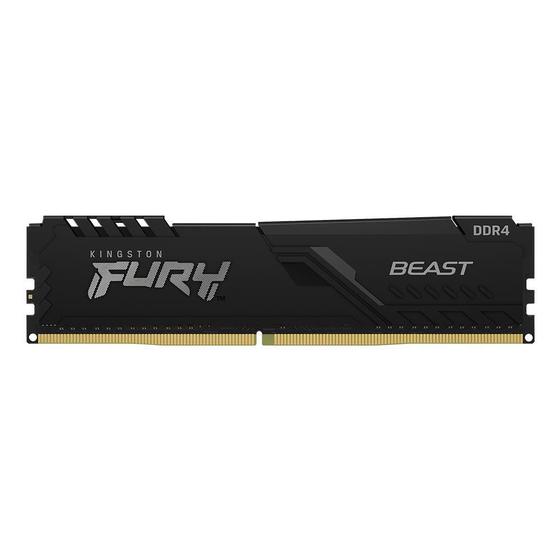 Imagem de Memória 8Gb Ddr4 3200Mhz Black Fury /Kingston /Kf432C16Bb/8