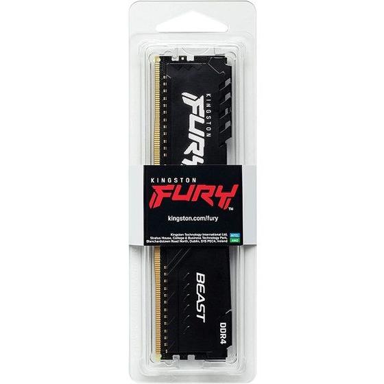 Imagem de Memoria 8GB DDR4 3200MHZ Kingston FURY Beast CL16 KF432C16BB/8