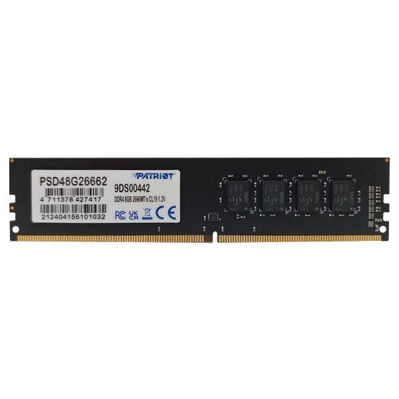 Imagem de Memória 8Gb, Patriot, Ddr4, 2666Mhz, Cl19 - Psd48G266681