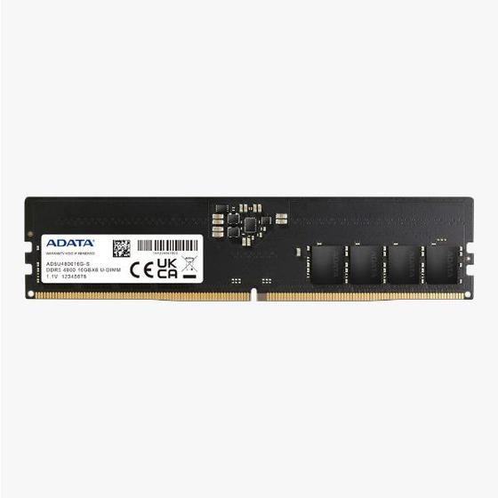 Imagem de Memoria ADATA P/ DESK 16GB DDR5 4800MHZ U-DIMM - AD5U480016G-S