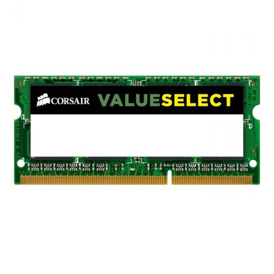 Imagem de Memória Corsair Value Select 4GB, 1333MHz, DDR3L, CL9 para Notebook - CMSO4GX3M1C1333C9