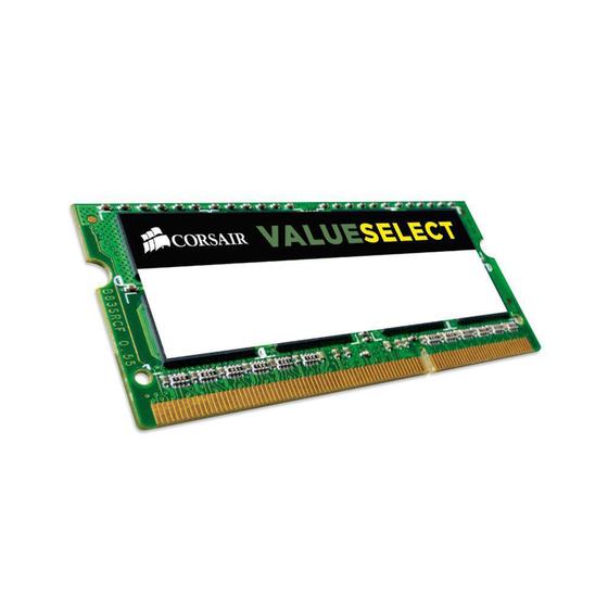 Memória Corsair Value Select 8GB, 1600MHz, DDR3L, CL11, para Notebook - CMSO8GX3M1C1600C11 Menor preço em Memória Corsair Value Select 8GB, 1600MHz, DDR3L, CL11, para Notebook - CMSO8GX3M1C1600C11