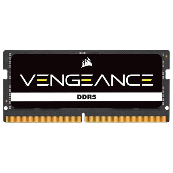 Imagem de Memória Corsair Vengeance, 16GB, 4800MHz, DDR5, C40, para Notebook, Preto  - CMSX16GX5M1A4800C40