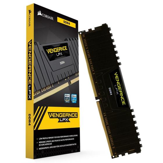 Imagem de Memória Corsair Vengeance LPX 8GB 3000MHz DDR4 CL16 - CMK8GX4M1D3000C16