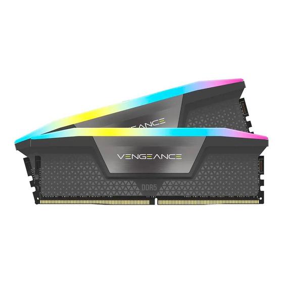 Memória Corsair Vengeance, RGB, 32GB(2X16GB), 5600MHz, DDR5, C36, Preto - CMH32GX5M2B5600Z36K Menor preço em Memória Corsair Vengeance, RGB, 32GB(2X16GB), 5600MHz, DDR5, C36, Preto - CMH32GX5M2B5600Z36K
