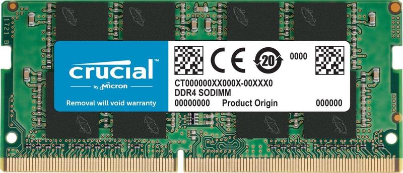 Imagem de Memória Crucial 8 GB DDR4 2133 MHz SODIMM de 260 pinos