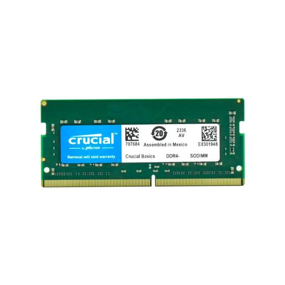 Imagem de Memória Crucial  8gb Ddr4 3200mhz Para Notebook - Cb8gs3200