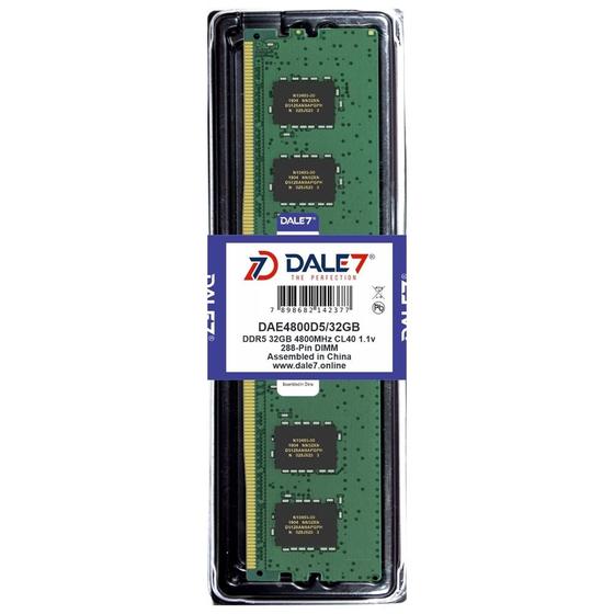 Imagem de Memória Dale7 Ddr5 32Gb 4800 Mhz Desktop 1.1V