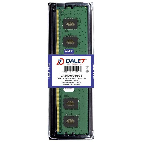 Imagem de Memória Dale7 Ddr5 8Gb 5200 Mhz Desktop 1.1V