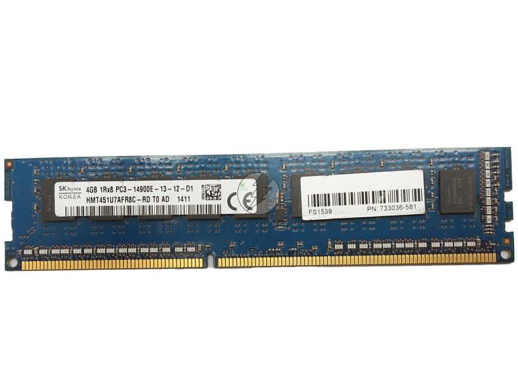 Imagem de Memória Ddr3 Sk Hynix Hmt451U7Afr8C-Rd 4Gb 1866 Ecc Udimm