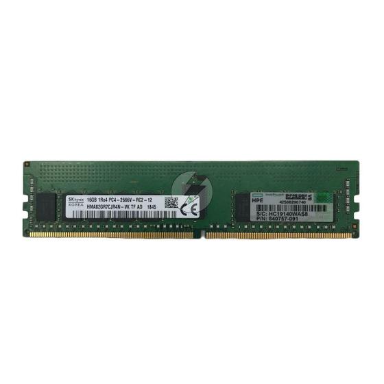 Imagem de Memória Ddr4 Sk Hynix Hma82Gr7Cjr4N-Vk 16Gb 2666 Ecc Rdimm