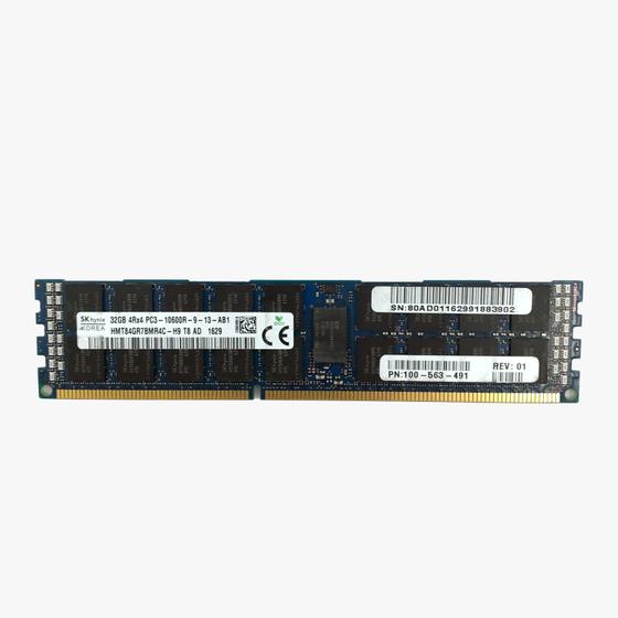 Imagem de Memória de Servidor DDR3, 32Gb, 4Rx4, RDIMM: HMT84GR7BMR4C-H9