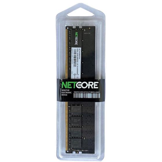 Imagem de Memoria desktop pc ddr4 cap 16gb/2400 netcore net416384ud24