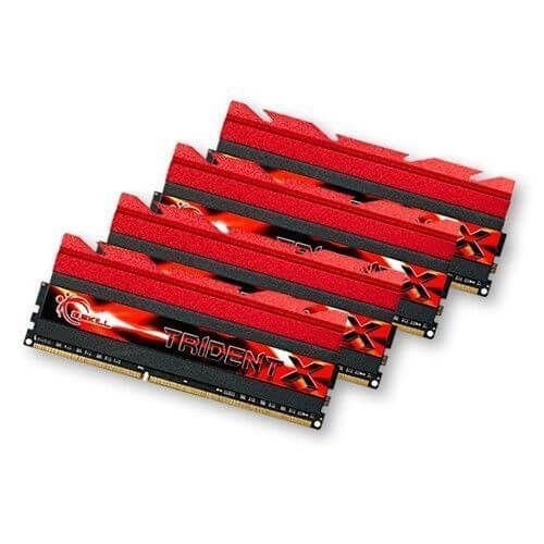 Memória g.skill trident X 16Gb (4x4Gb) 240p D3 2400mhz 19200 - F3-2400C10Q-16GTX Menor preço em Memória g.skill trident X 16Gb (4x4Gb) 240p D3 2400mhz 19200 - F3-2400C10Q-16GTX