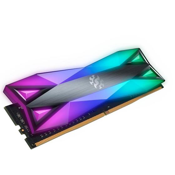 Barrette De RAM DDR4 ADATA XPG SPECTRIX D60G 8 Go (1x8Go) 3200 MHz CL16 - RGB Gaming, Haute Performance