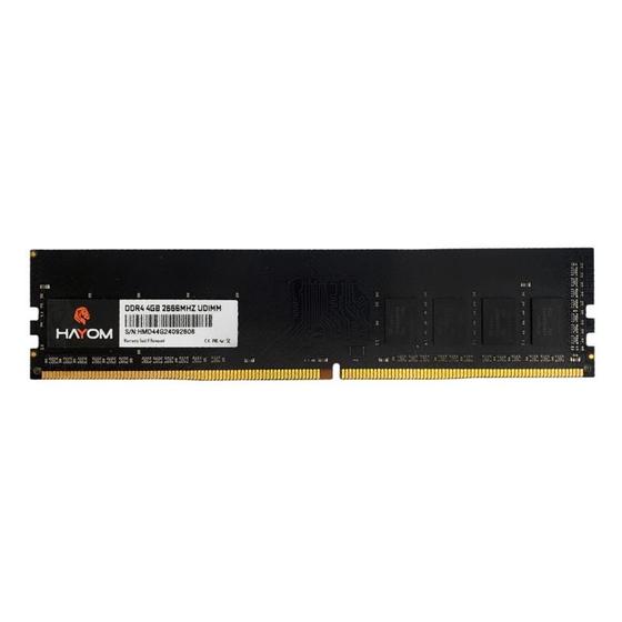 Imagem de Memória Gamer Hayom 4GB 2666MHZ DDR4 CL19 Preto - MEM3002
