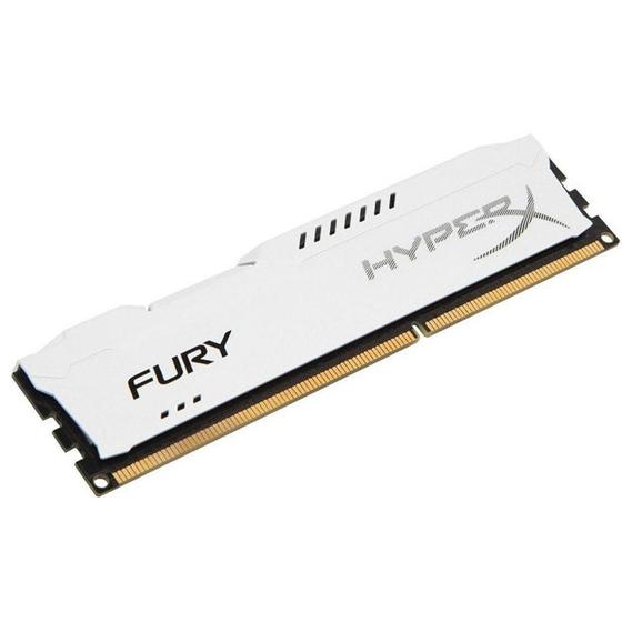 Memória HyperX Fury, 8GB, 1600MHz, DDR3, CL10, Branco - HX316C10FW/8 Menor preço em Memória HyperX Fury, 8GB, 1600MHz, DDR3, CL10, Branco - HX316C10FW/8