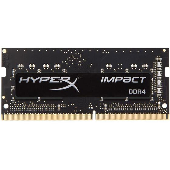 Memória HyperX Impact, 8GB, 2666MHz, DDR4, CL15, Preto, para Notebook - HX426S15IB2/8 Menor preço em Memória HyperX Impact, 8GB, 2666MHz, DDR4, CL15, Preto, para Notebook - HX426S15IB2/8