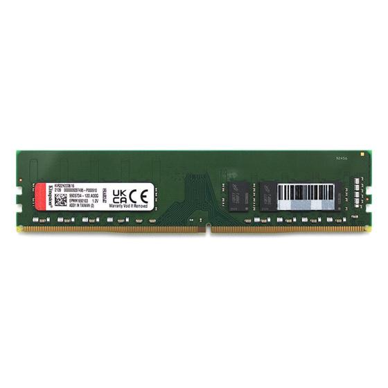 Imagem de Memória Kingston, 16Gb, Ddr4, 3200Mhz, Cl22 - Kvr32N22D8/16