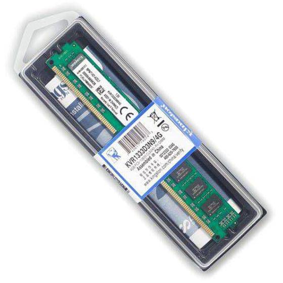 Imagem de Memória kingston 4gb ddr3 1333mhz kvr1333d3n9/4g