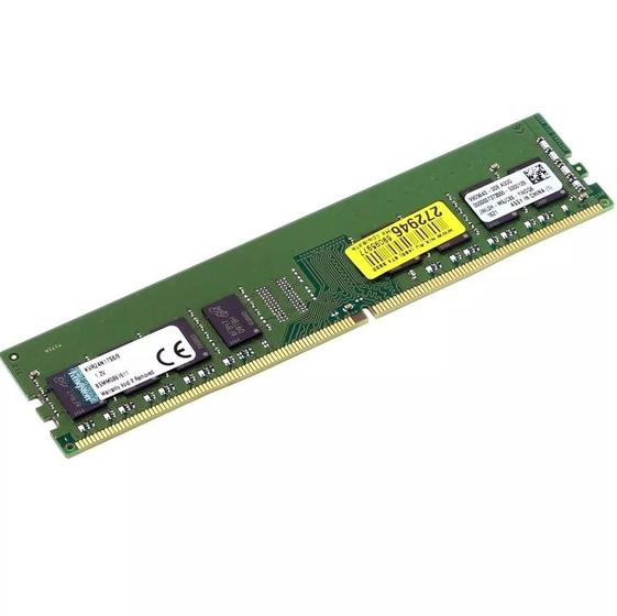 Memória Kingston 8Gb Ddr4 2400Mhz Cl15 Kvr24N17S8/8 Menor preço em Memória Kingston 8Gb Ddr4 2400Mhz Cl15 Kvr24N17S8/8