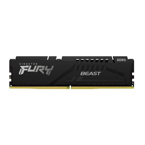 Memória Kingston Fury Beast 8GB 4800MHz DDR5 CL38 Preto - KF548C38BB-8 Menor preço em Memória Kingston Fury Beast 8GB 4800MHz DDR5 CL38 Preto - KF548C38BB-8