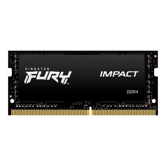 Imagem de Memória Kingston Fury Impact, 32GB, 2666MHz, DDR4, CL16, Para Notebook - KF426S16IB/32