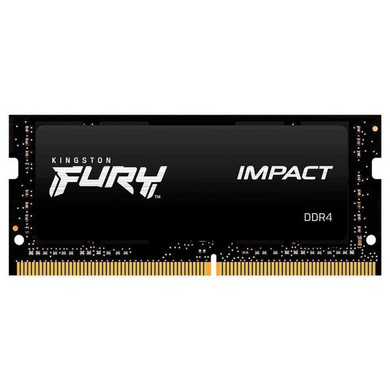 Imagem de Memória Kingston Fury Impact, 8GB, 2666MHz, DDR4, CL15, para Notebook - KF426S15IB/8