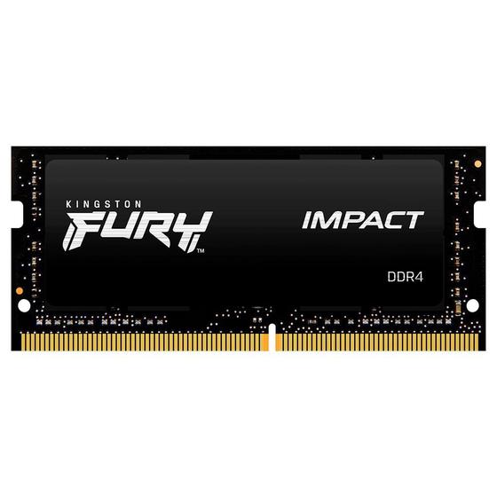 Imagem de Memória Kingston Fury Impact, 8GB, 2666MHz, DDR4, CL15, para Notebook - KF426S15IB/8