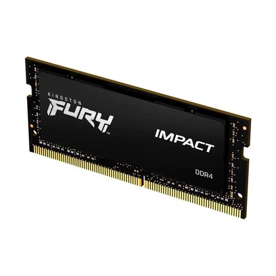 Imagem de Memória Kingston Fury Impact, 8GB, 3200MHz, DDR4, CL20, para Notebook - KF432S20IB/8R