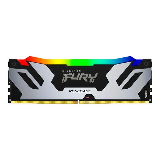 Imagem de Memória Kingston Fury Renegade 32GB 6000MHz DDR5 RGB CL32 Prata - KF560C32RSA-32