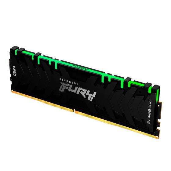 Imagem de Memória Kingston Fury Renegade, RGB, 8GB, 3600MHz, DDR4, CL16, Preto - KF436C16RBA/8