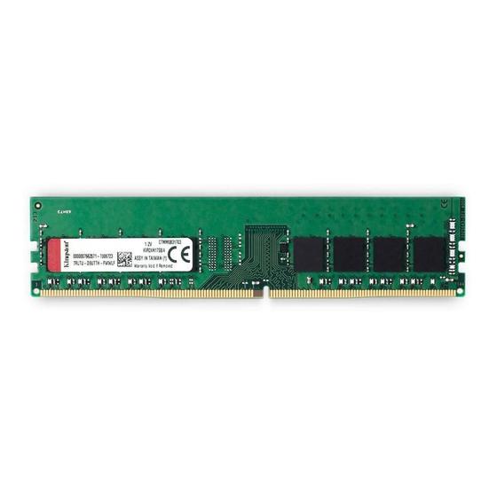 Imagem de Memória Kingston Para Desktop DDR4 4GB 2666MHz KVR26N19S6/4