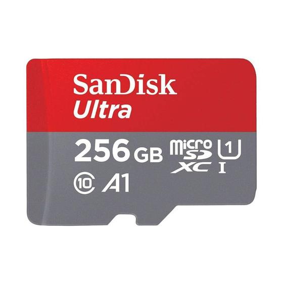 Imagem de Memória Micro Sd Sandisk 256Gb Uhs I Sdxc Ultra 100Mb S