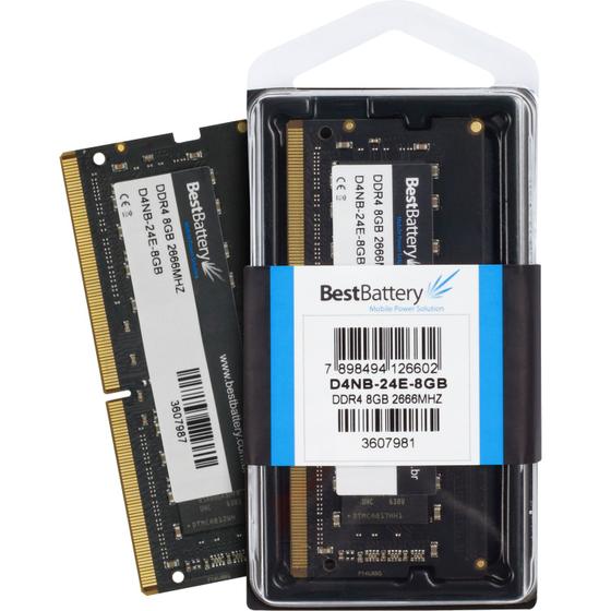 Imagem de Memoria Notebook 8GB DDR4 2666Mhz BestBattery Lacrada