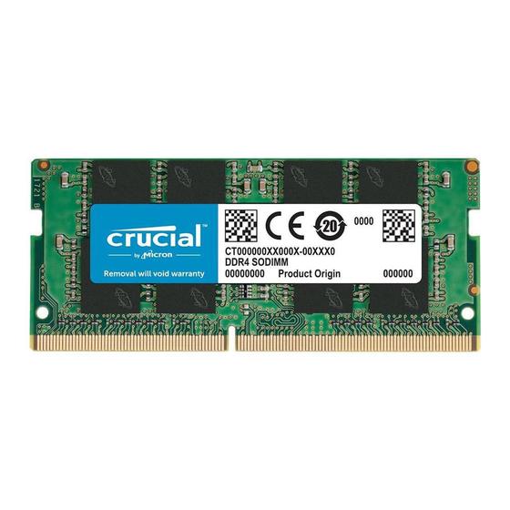 Imagem de Memória Notebook Crucial 16GB DDR4 3200Mhz - CB16GS3200