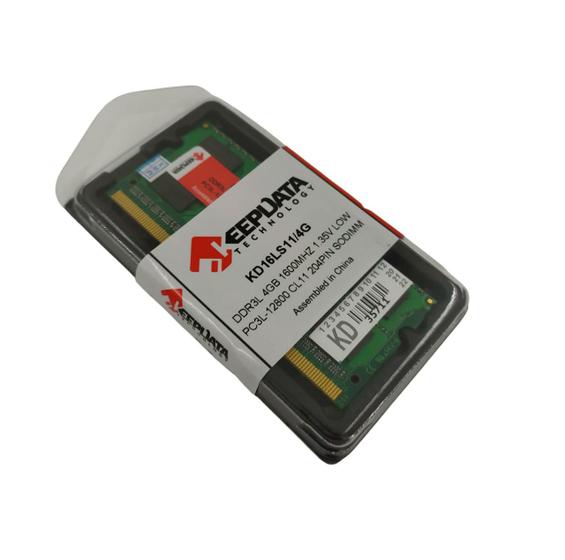 Imagem de Memória Notebook Ddr3L 4Gb 1600 Keepdata Kd16Ls11/4G