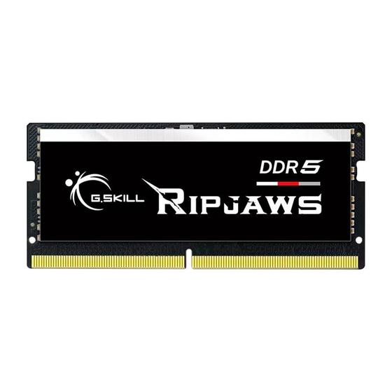 Imagem de Memória para Notebook G.Skill Ripjaws 32GB, DDR5, 5600MHz, 262-Pin, SO-DIMM, Preto - F5-5600S4645A32GX1-RS