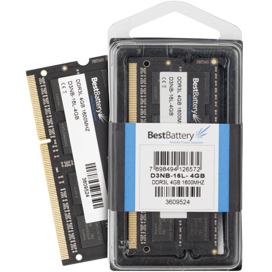 Imagem de Memoria RAM 4GB DDR3L 1600Mhz para Notebook Sony