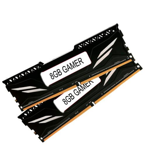 Imagem de Memória Ram 8gb 1600mhz Gamer Ddr3 Dissipador Preta  Walram