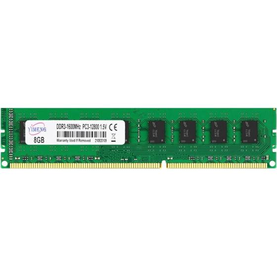 Imagem de Memória Ram Capacidade 8Gb Ddr3 1600Mhz Para Computador