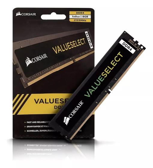 Imagem de Memoria RAM Corsair ValueSelect 8GB / DDR4 / 2133MHz / 1x8GB