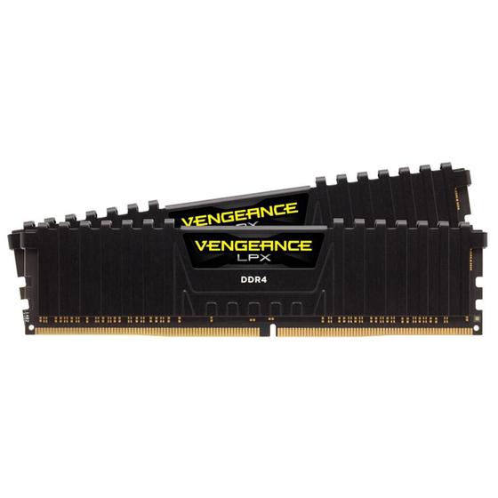 Memória RAM Corsair Vengeance LPX, 32GB (2x16GB) 3200Mhz DDR4 CL16 Black - CMK32GX4M2E3200C16 Menor preço em Memória RAM Corsair Vengeance LPX, 32GB (2x16GB) 3200Mhz DDR4 CL16 Black - CMK32GX4M2E3200C16