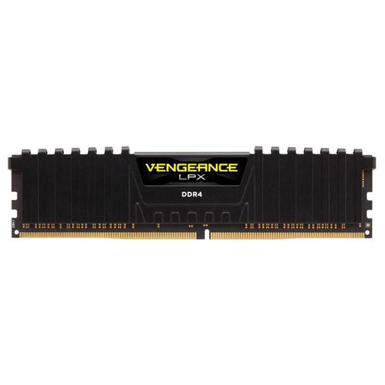 Memória RAM Corsair Vengeance LPX, 8GB, 3200MHz, DDR4, CL16, Preta - CMK8GX4M1E3200C16 Imagem de Memória RAM Corsair Vengeance LPX, 8GB, 3200MHz, DDR4, CL16, Preta - CMK8GX4M1E3200C16