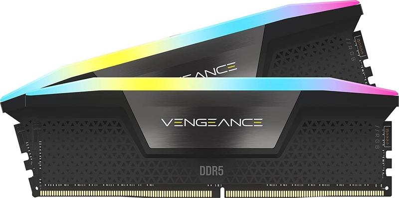 Imagem de Memória RAM Corsair Vengeance RGB DDR5 32GB (2x16GB) 6000MHz CL36