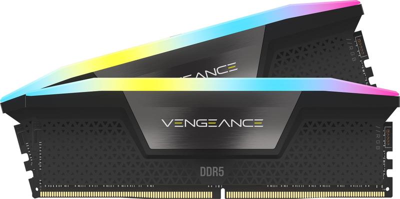 Imagem de Memória RAM Corsair Vengeance RGB DDR5 32GB (2x16GB) 6000MHz CL40