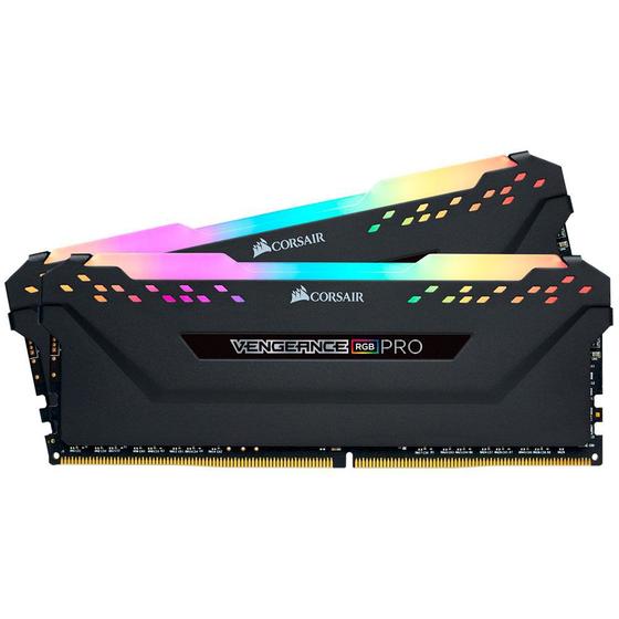 Memória RAM Corsair Vengeance RGB Pro, 64GB (2x32GB), 3200MHz, DDR4, CL16, Preto - CMW64GX4M2E3200C16 Menor preço em Memória RAM Corsair Vengeance RGB Pro, 64GB (2x32GB), 3200MHz, DDR4, CL16, Preto - CMW64GX4M2E3200C16