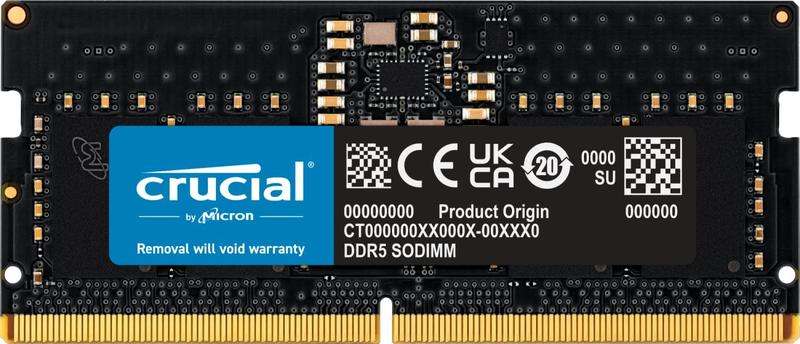 Imagem de Memória RAM Crucial 8GB DDR5 4800MHz CL40 - CT8G48C40S5